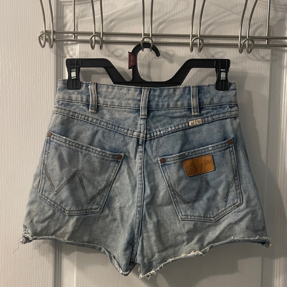 Wrangler/billabong Light Blue High-Rise Denim Jean Shorts
